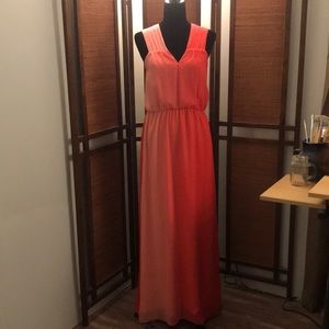 Pink Ombré maxi dress